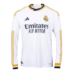Authentic Real Madrid Home Long Sleeve Soccer Jersey 2023/24