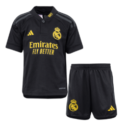 Real Madrid Third Away Kids Soccer Jerseys Kit 2023/24
