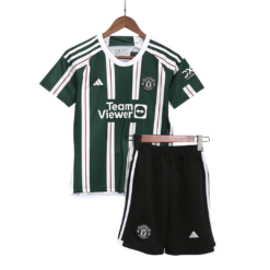 Manchester United Away Kids Jerseys Kit 2023/24