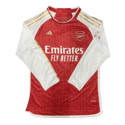 Arsenal Home Long Sleeve Soccer Jersey 2023/24
