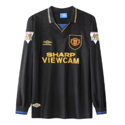 Vintage Soccer Jersey Manchester United Away Long Sleeve 93/95