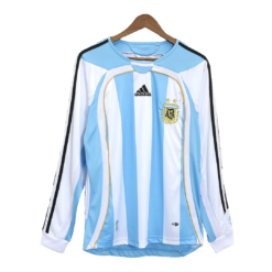Vintage Soccer Jersey Argentina Home Long Sleeve 2006