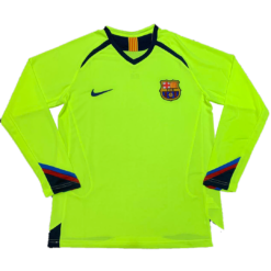 Retro Barcelona Away Long Sleeve Jersey 2005/06 By Kappa