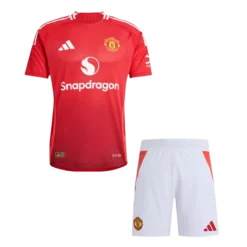 Authentic Manchester United Home Kit(Jersey+Shorts) 2024/25
