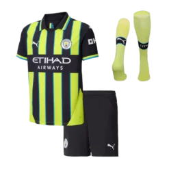 Kid's Manchester City Away  Kit(Jersey+Shorts+Socks) 2024/25