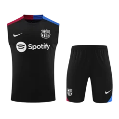 Barcelona Pre-Match Jersey Vest Kit(Jersey+Shorts) 2024/25